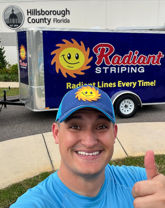 Radiant Striping at Hillsborough County Radiant Striping at Hillsborough County